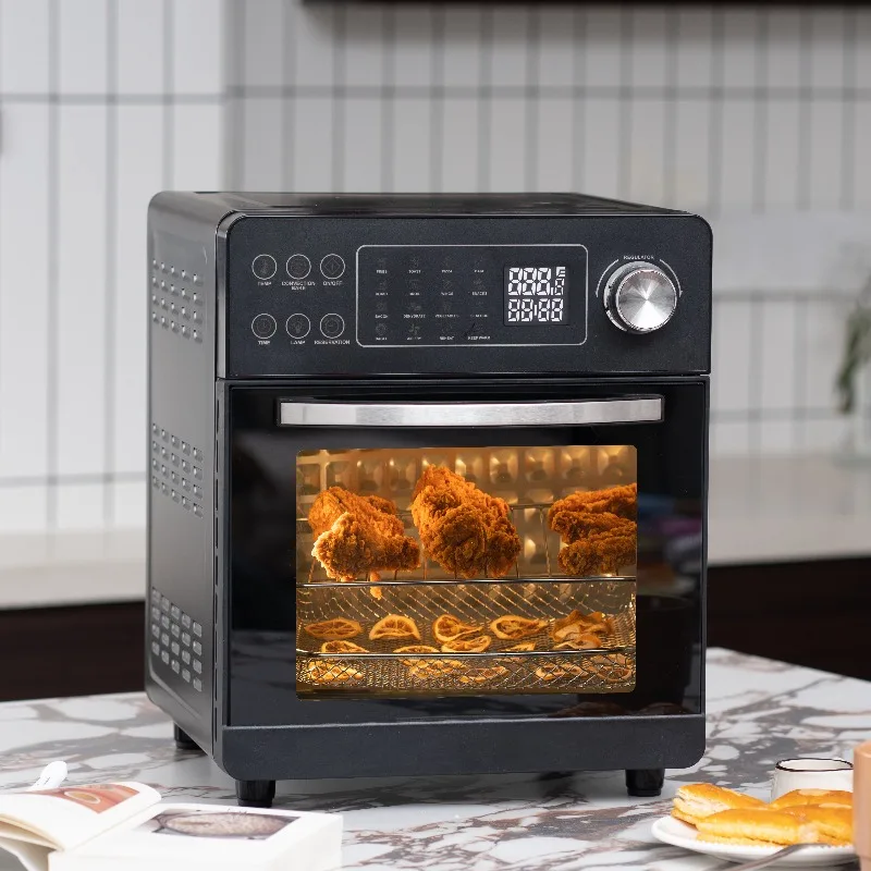 Forno programmabile domestico per friggitrice ad aria multifunzionale 16 in 1 con 16 stampi preimpostati per cuocere al forno con friggitrice ad aria