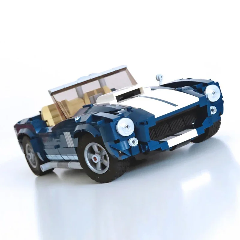 Speed Champion Model MOC Bricks 10265 Retro Convertible Sports Car Modular Technology Gifts Holiday Assemble Children Toys Suit