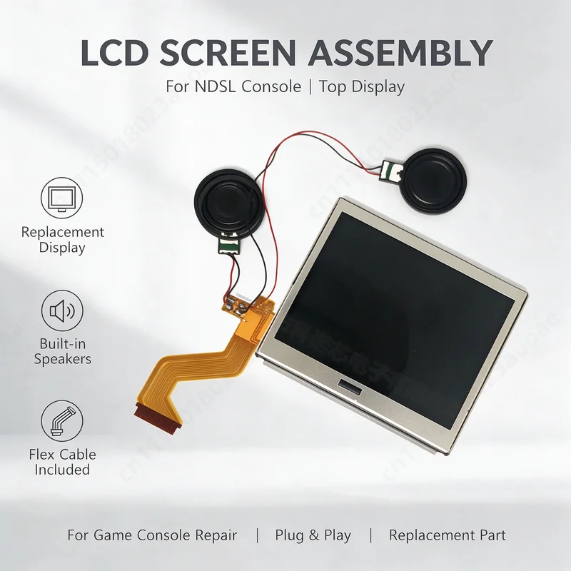 LCD Screen Replacement Display Panel For NDSL NDS Lite, Game Console Repair Spare Parts