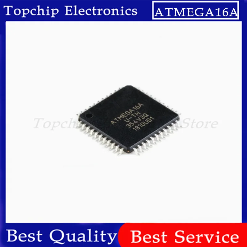 5pcs ATMEGA16 ATMEGA16A ATMEGA16A-AU TQFP-44
