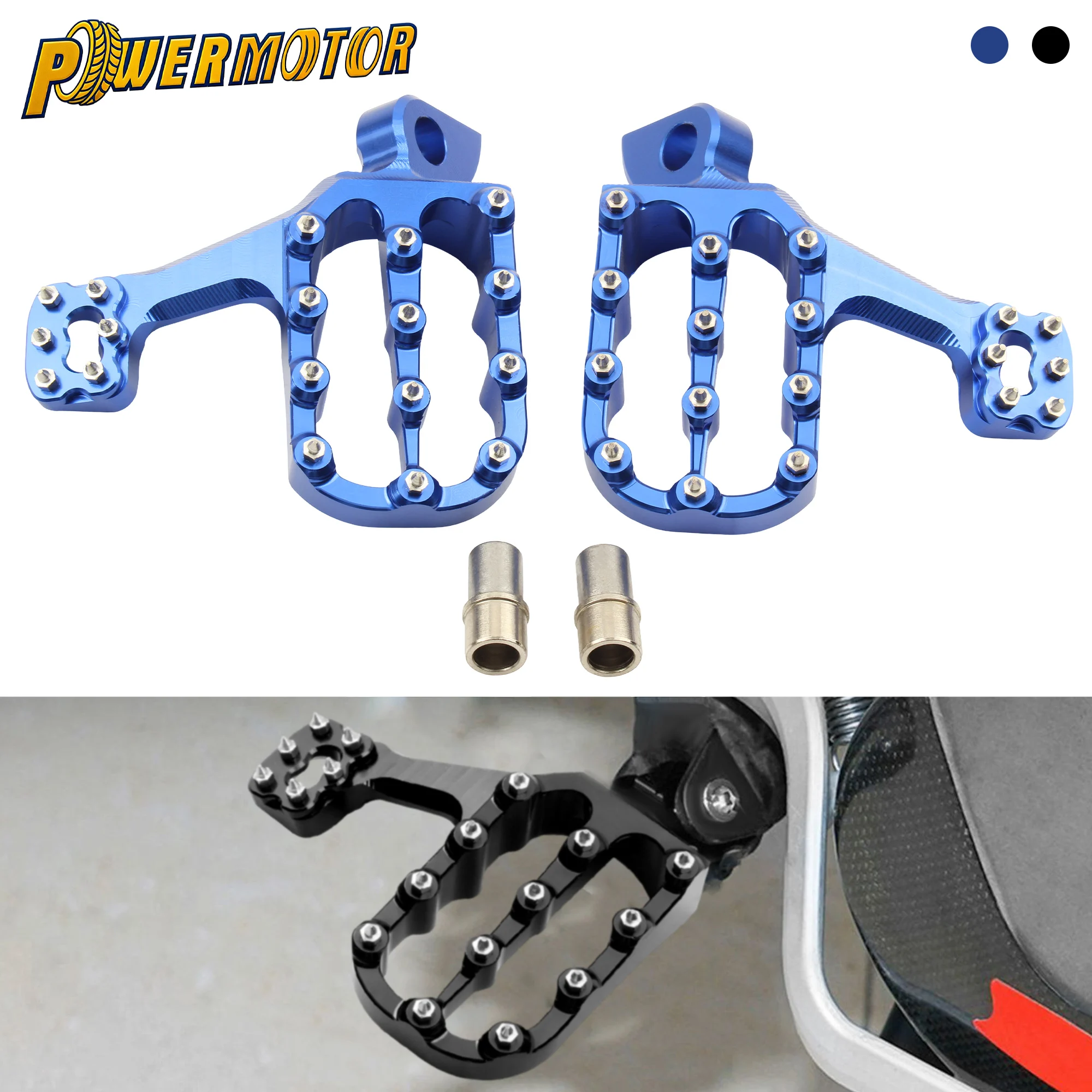 

Universal CNC Motorcycle Foot Pegs Anti-Slip Off-Road Parts For Suzuki Yamaha Honda KTM Dirt Pit Bike Motorbike Footrest Pedals