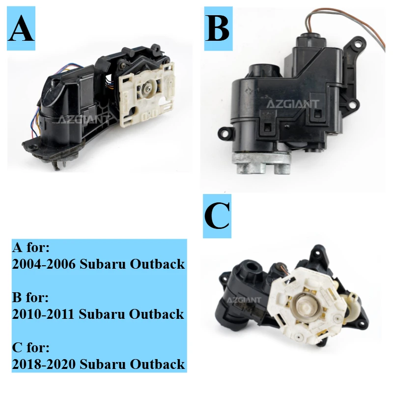 

For Subaru Outback AZGIANT car accessories Automatic folding Rear View Side mirror Actuator Assy&gear Set Replacement Repair kit