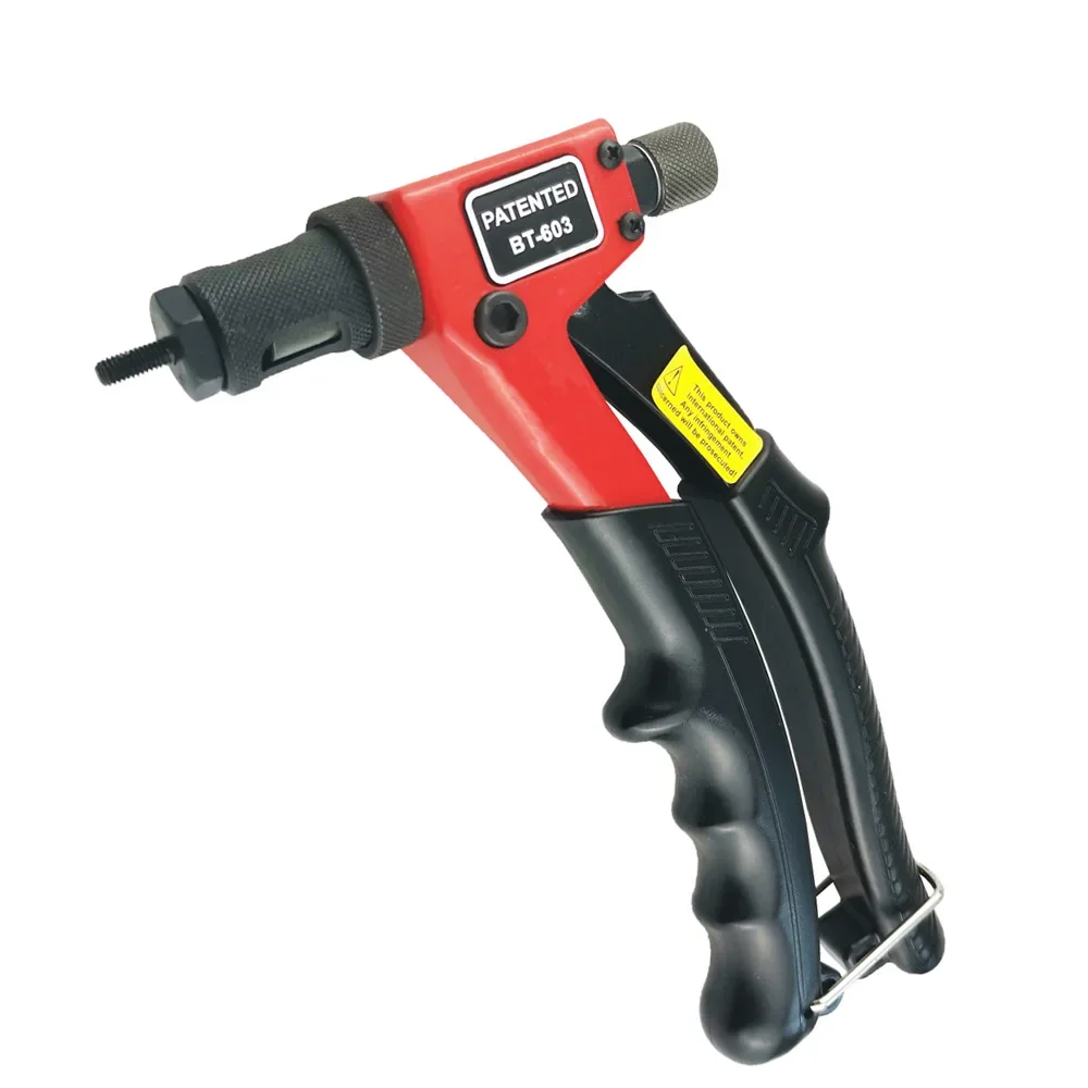 Imagem -02 - Allsome Manual Riveter Gun Mão Rivet Tool Kit Ferramenta de Configuração Nut Nut Setter m3 m4 m5 m6 Bt603