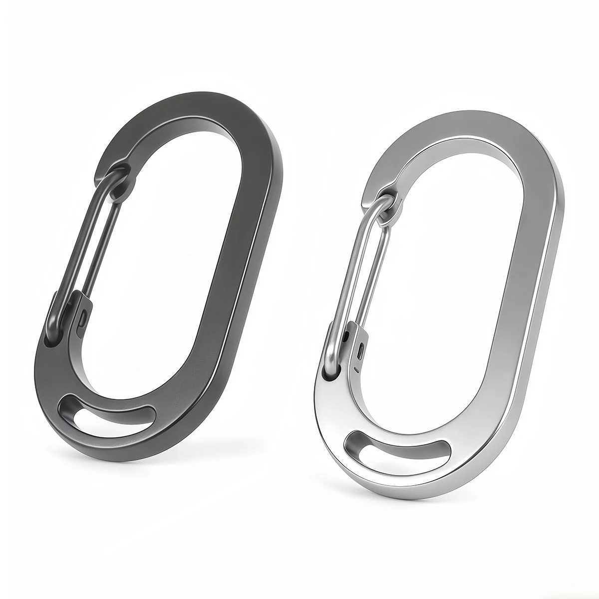 3-5 Stück 304 Edelstahl Schlüsselanhänger Karabinerhaken Rucksackverschluss Outdoor Camping Federschnappverschluss Hundeketten-Clip