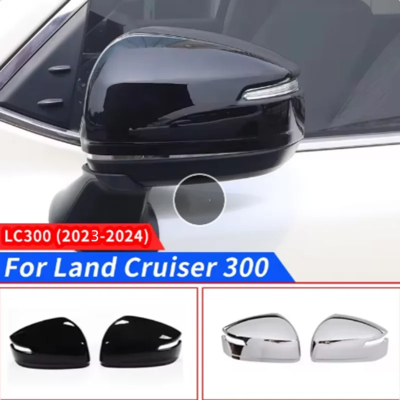 

For 2023 2024 Toyota Land Cruiser LC300 Rearview Mirror Covers Exterior Upgrade Accessories Tuning body kit