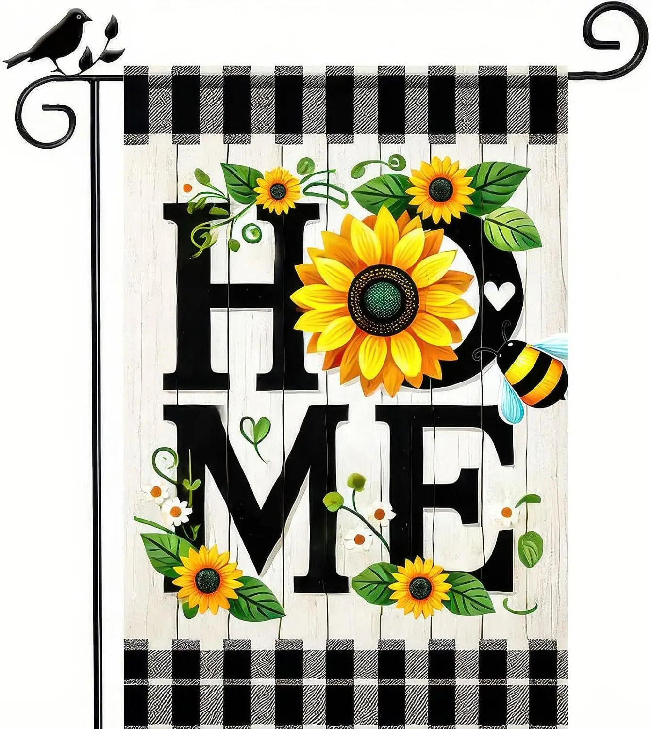 Hello Summer Garden Flag 12x18 Inch Double Sided Home Sweet Home Yard Flag Small Farmhouse Seasonal House Decorations Yard F llp