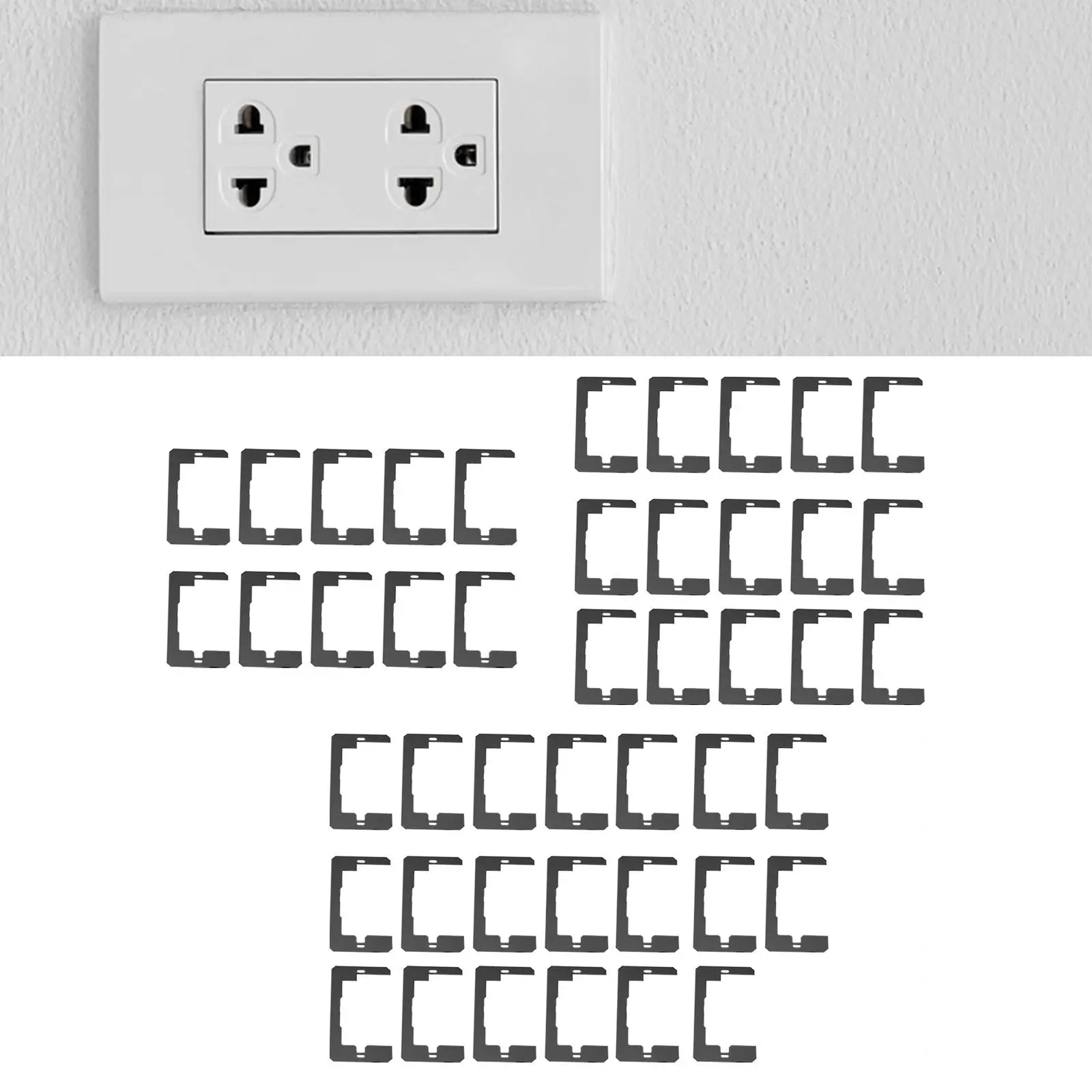 Wall Plate Spacers Set Spacers Levelers Wear Resistant Accessories Convenient