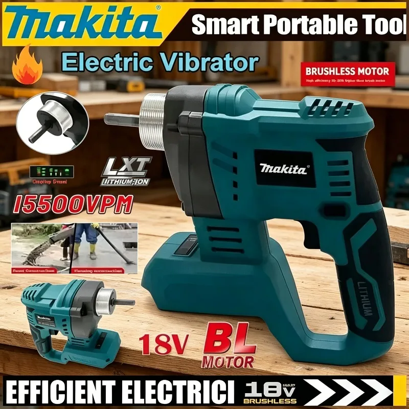 makita-cordless-brushless-electric-concrete-vibrator-concrete-compactor-concrete-high-power-mixing-power-tool-for-makita-battery