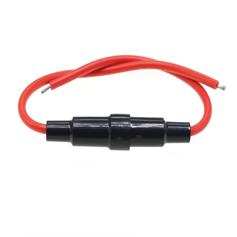 5Pcs 5x20mm 6x30mm Inline Glass Auto Fuse Boxes 250V 125V 12V Holder Screw Types Tube Case Blow Hold Support Wire Line