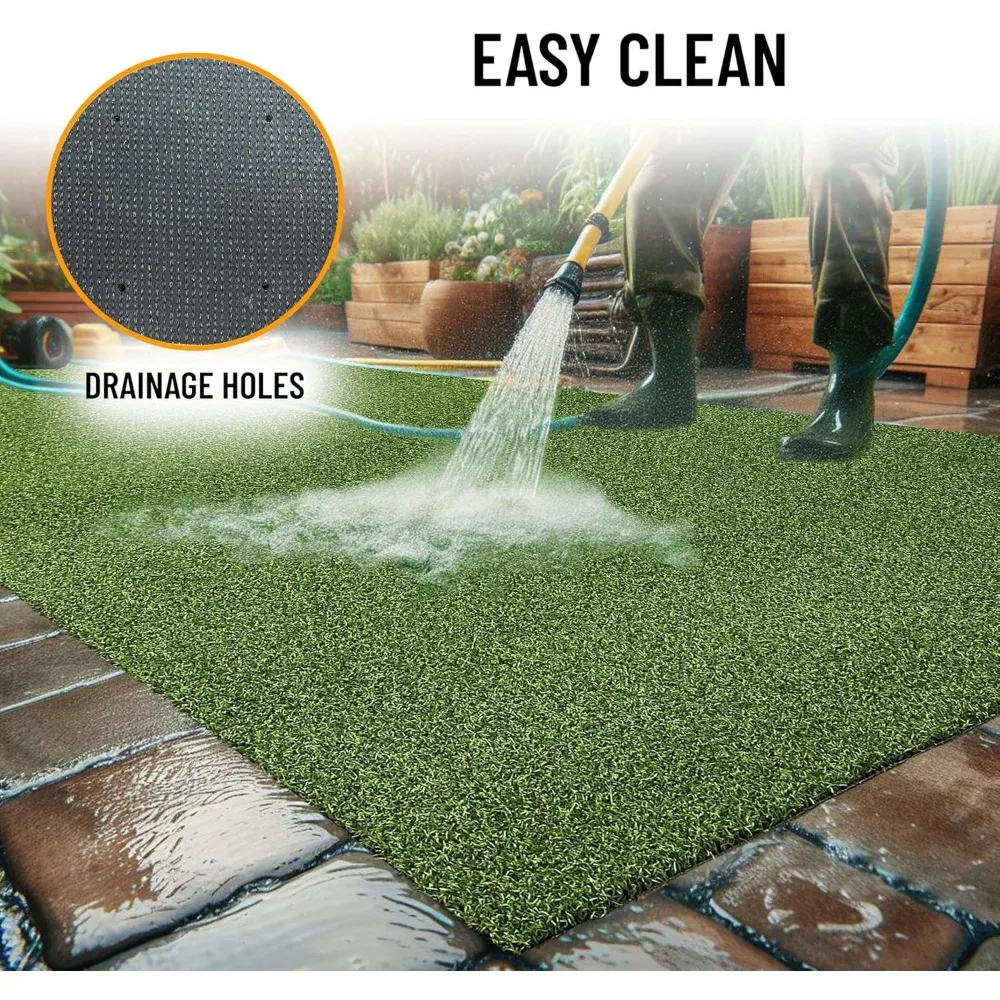 العشب الاصطناعي جولف ضرب حصيرة 3 'x 25' داخلي/خارجي مقاوم للماء العشب الاصطناعي وهمية لوضع ممارسة البيسبول #4