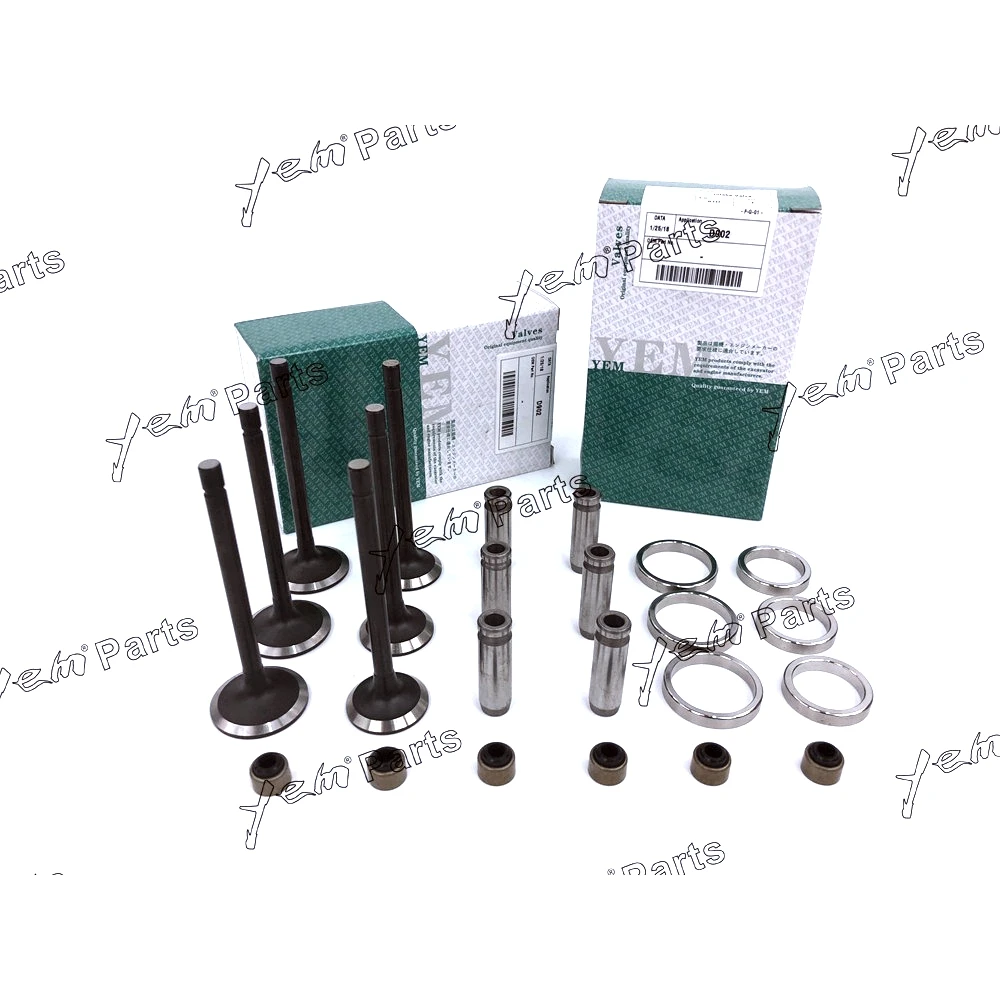 

Long Time Aftersale Service 1 Set Valve Guide Seat Intake Valve & Exhaust Valve For Kubota D902 Engine