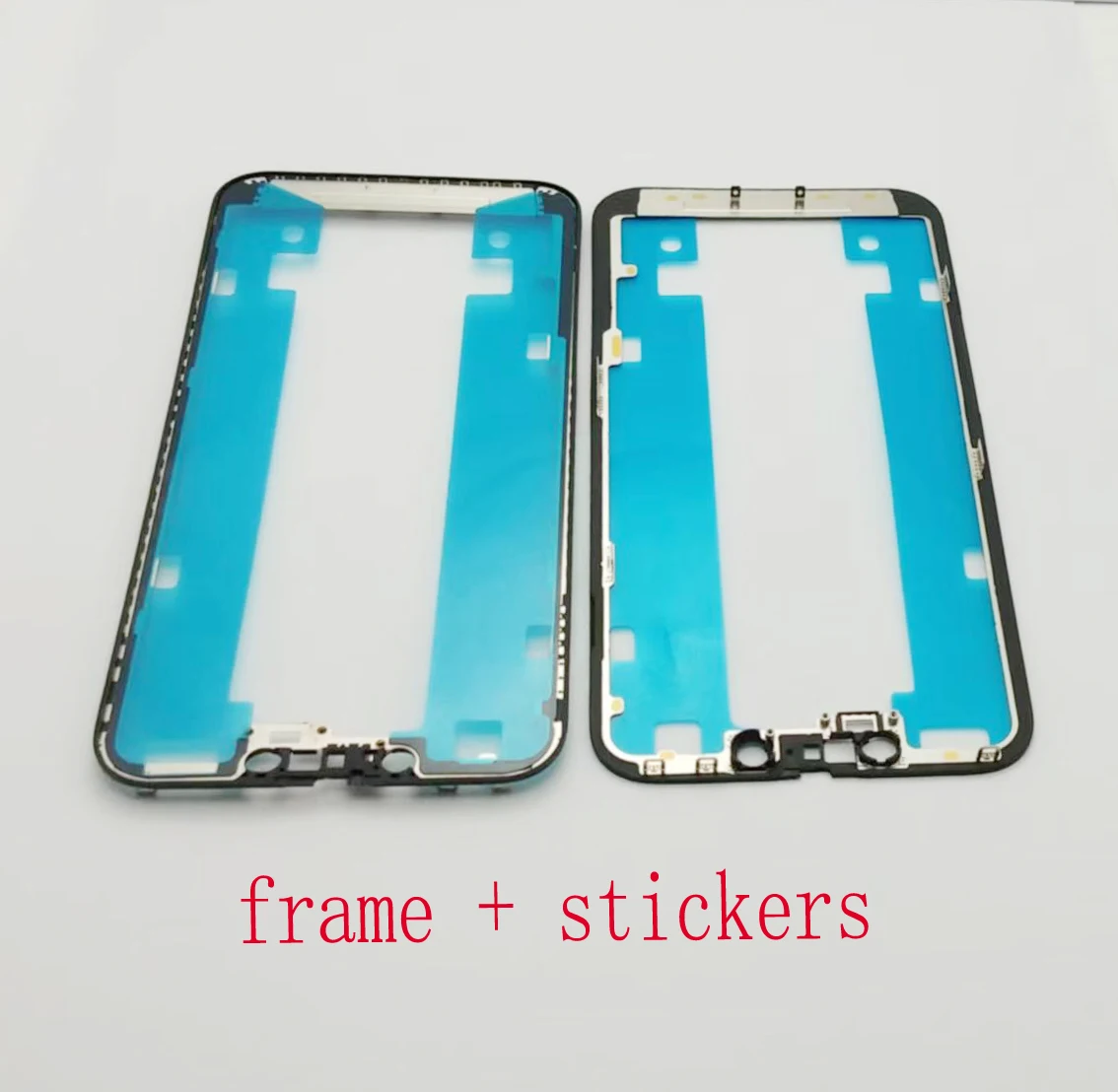 10 STKS Gelamineerd OCA Front Screen Touch LCD Display Buitenste Glazen Frame Oor Mesh Voor iPhone X XS Max XR 11 Pro 12 13 15 Plus