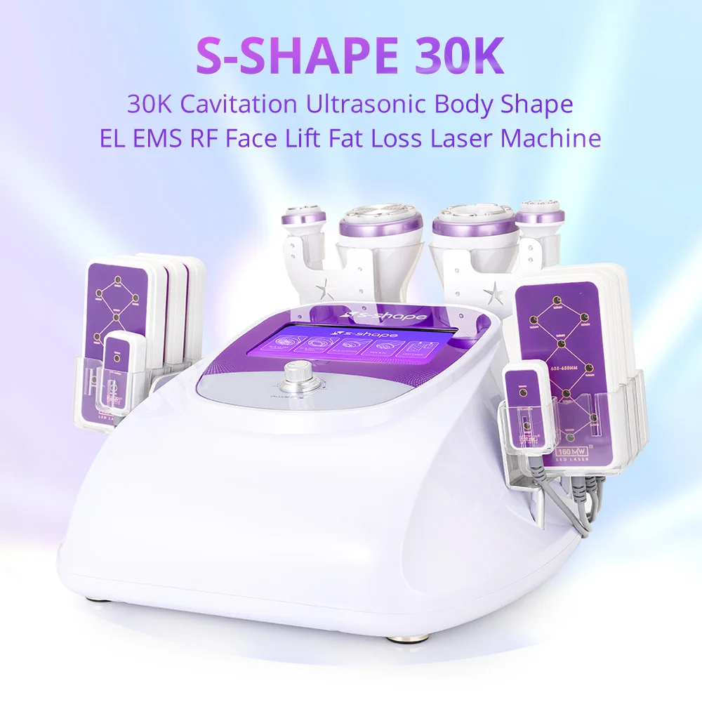 mychway SPA 30K Body Shaping EL EMS FaceLift Fat Loss 160mw Led Laser Machine