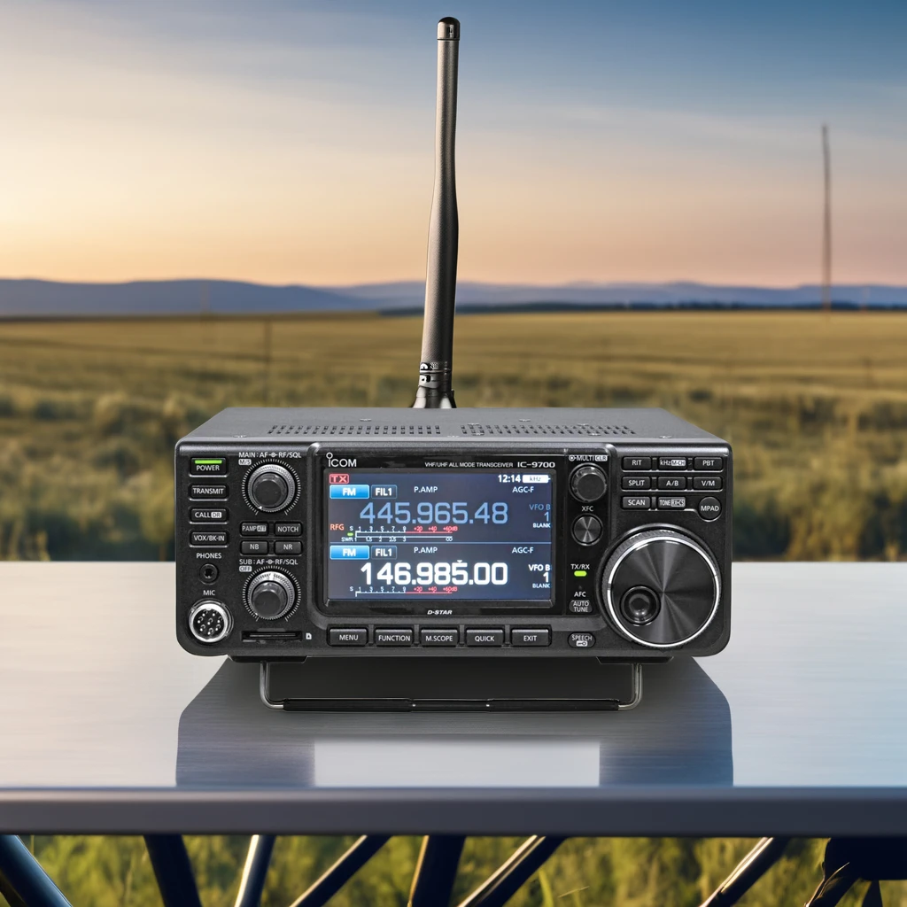 Original 144/430/1200 MHz IC-9700 All-Mode Handheld Transceiver VHF/UHF DMR Mobile Radio Walkie Talkie With FT8 Mode