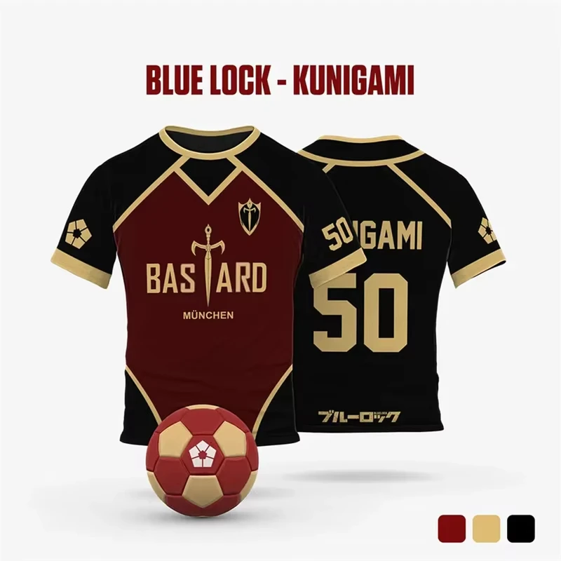 

Anime Blue Lock Yukimiya Jersey 3D Print Sport Men T Shirt Fashion Manga Kid Short Sleeve Children Unisex Clothes Women Tshirt