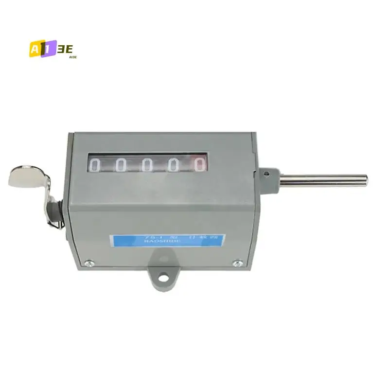 A13E-5-Digit Mechanical Manual Counter For Punching Machines Industrial Revolution Counter AC220V