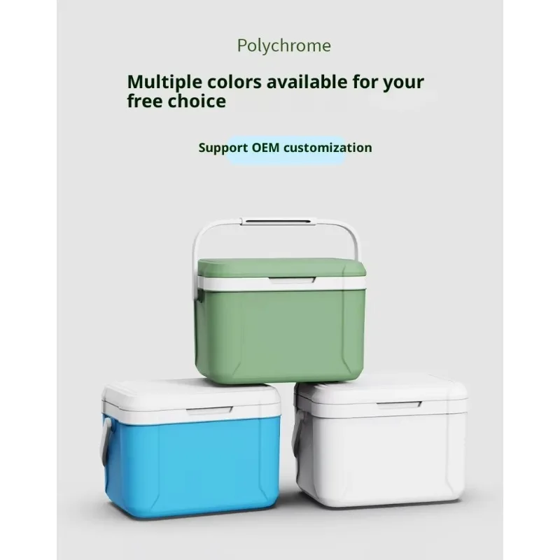POWER LEAP Nowy Model 5L Przenośny Lodówka Termiczna na Piwo, Wino, Ryby, na Kemping, Zewnętrzna, Plastikowa, do Przechowywania Żywności, Piknikowa