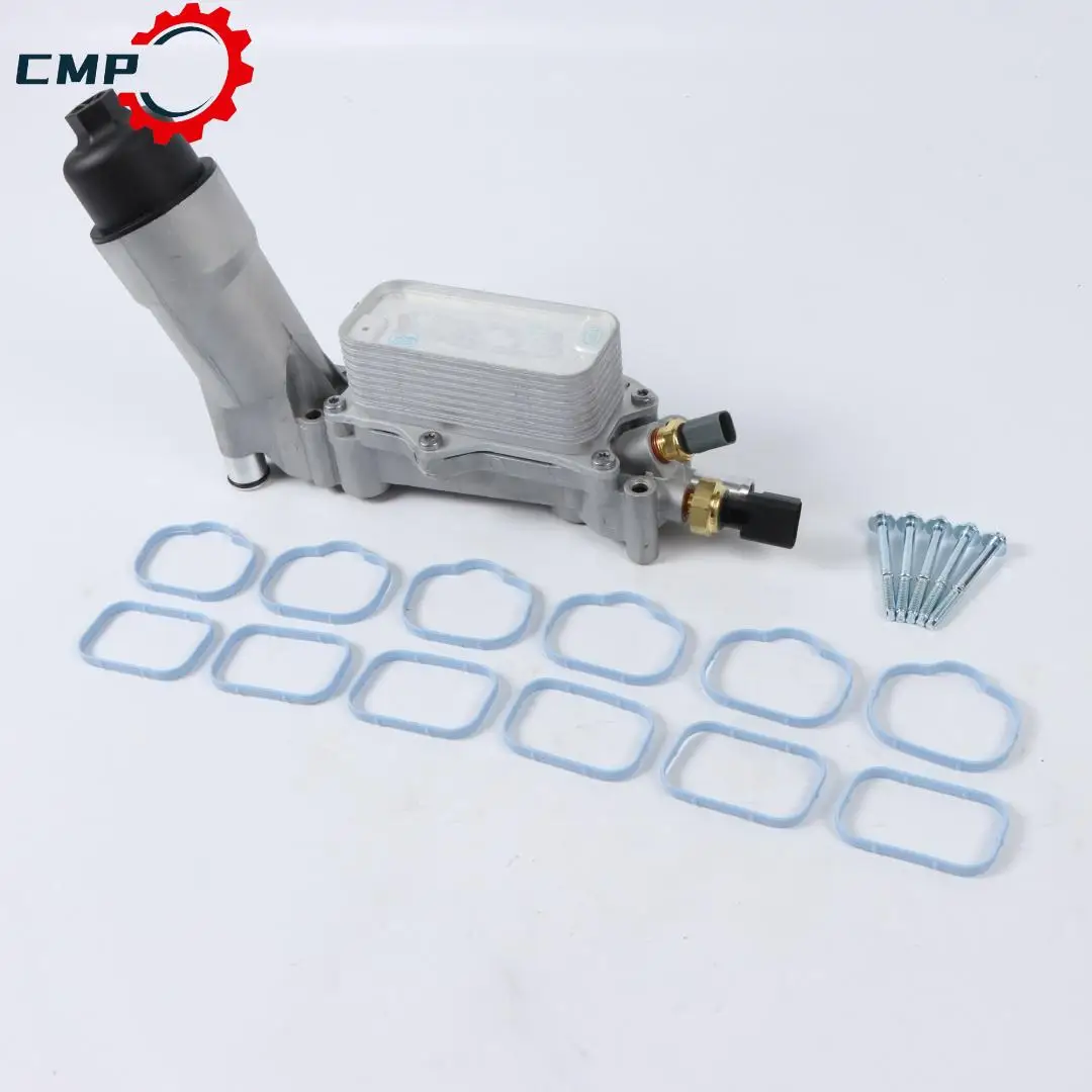 

1Set Aluminum Oil Cooler Filter Adapter Housing Assembly OEM68105583AE/AA for Jeep/Dodge/Chrysler/Ram 3.6L 2011-2016 Replacemen