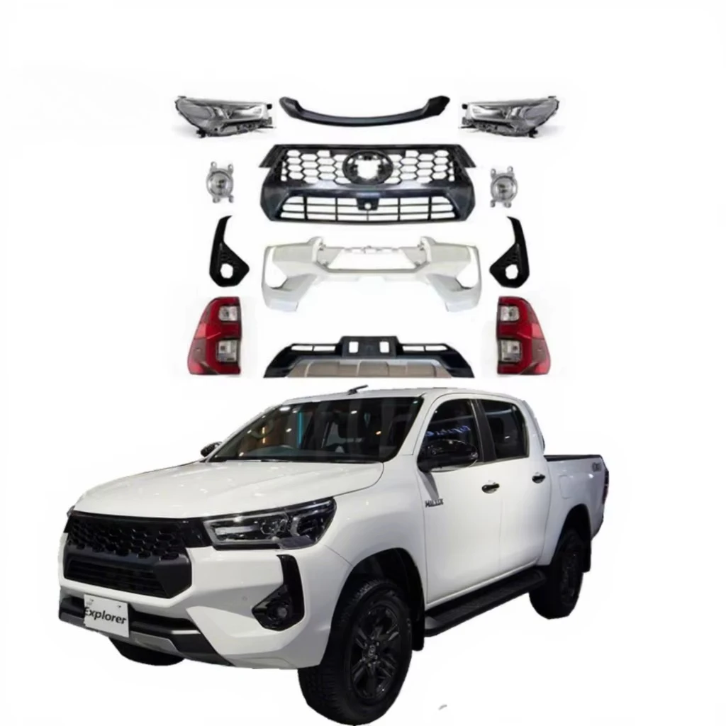 Hilux 2016-2024 to Revo Z Edition Thailand 2024 Car Part Conversion Body Kit Accessories for Hilux Revo Rocco 2024