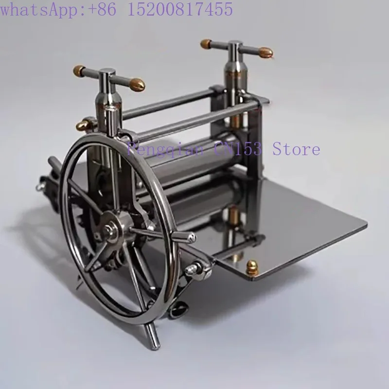Mini Etching Press Micro Printing Press 100x200mm Desktop Printmaking Press Manual Studio Printer