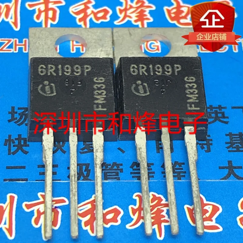 5PCS-10PCS 6R199P IPP60R199CP  TO-220 650V 16A  Original On Stock Quick shipping