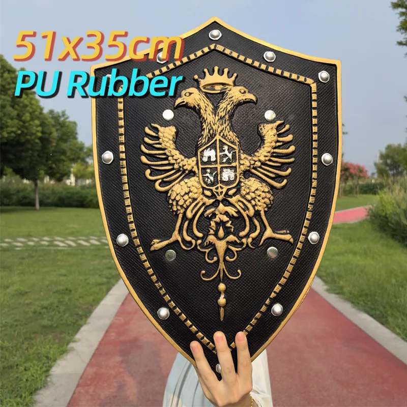 1:1 cosplay doble escudo de águila anime armas periféricas juguetes para niños armas de goma accesorios de Halloween