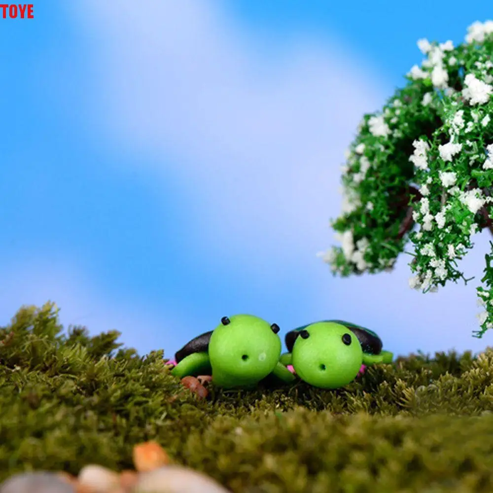 

Kawaii Hot Sale Bonsai Flower Pot Garden Miniature Sea Turtle 10Pcs Dollhouse Decor