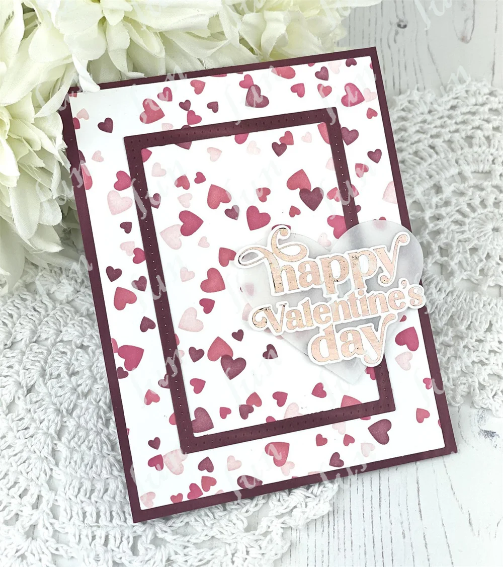 2023 Nieuwe Lentebloemen Sentiment Stempels Stencils En Joy Cutting Dies Scrapbooking Wenskaart Maken Cuts Handwerk Sjabloon