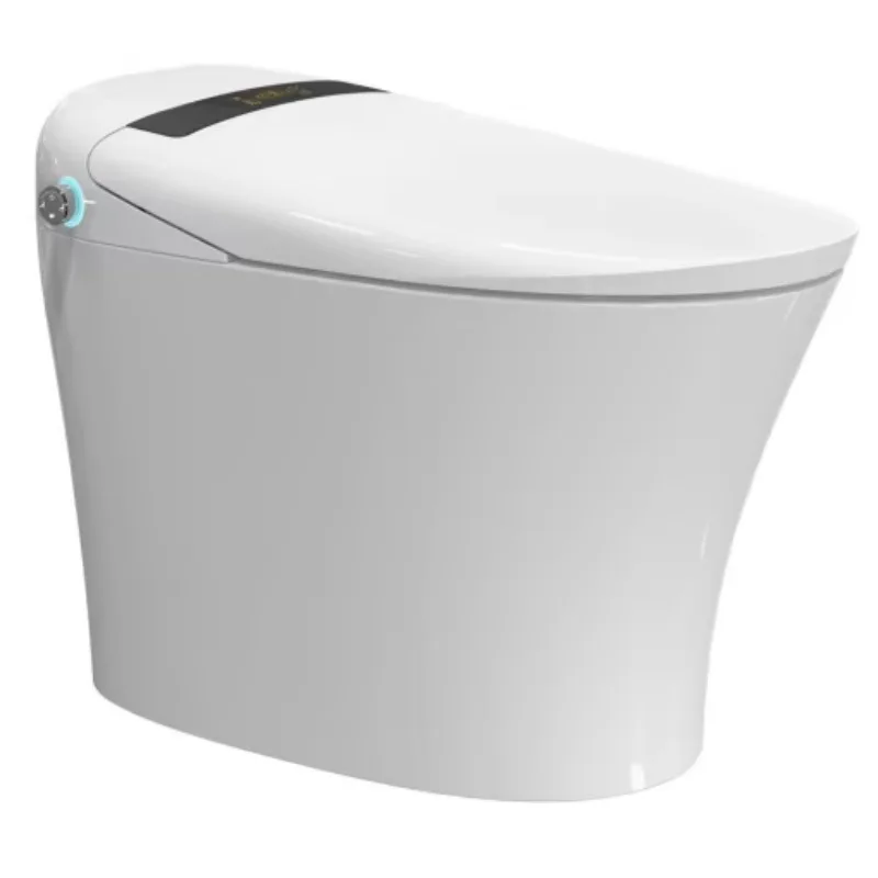 US Style Smart Toilet One Piece Automatic Flushing Heated Seat Ceramic Bathroom Tankless Bidet Smart Toilet