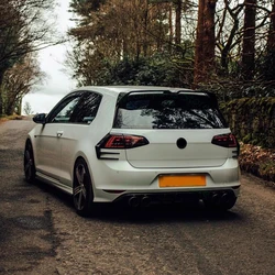 Car Tail Top Wind Spoilers Wings For VW Golf 7 MK 7 GTI R Cars Rear Trunk Roof Sport Spoiler Wing Styling