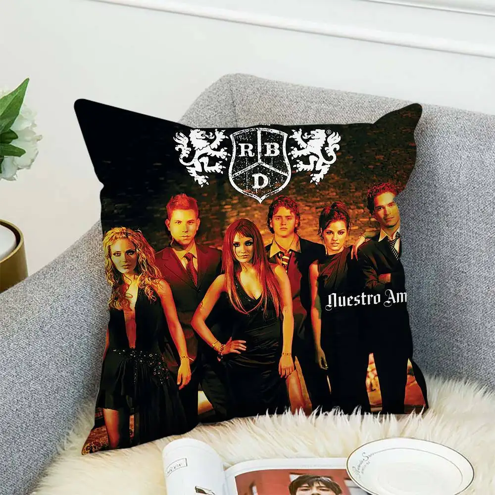 

RBD Autumn Pillow Case Double-Sided Printing Cushion Cover 45x45 Decorative Cushions Sofa Home Decor Soft Pillowcase