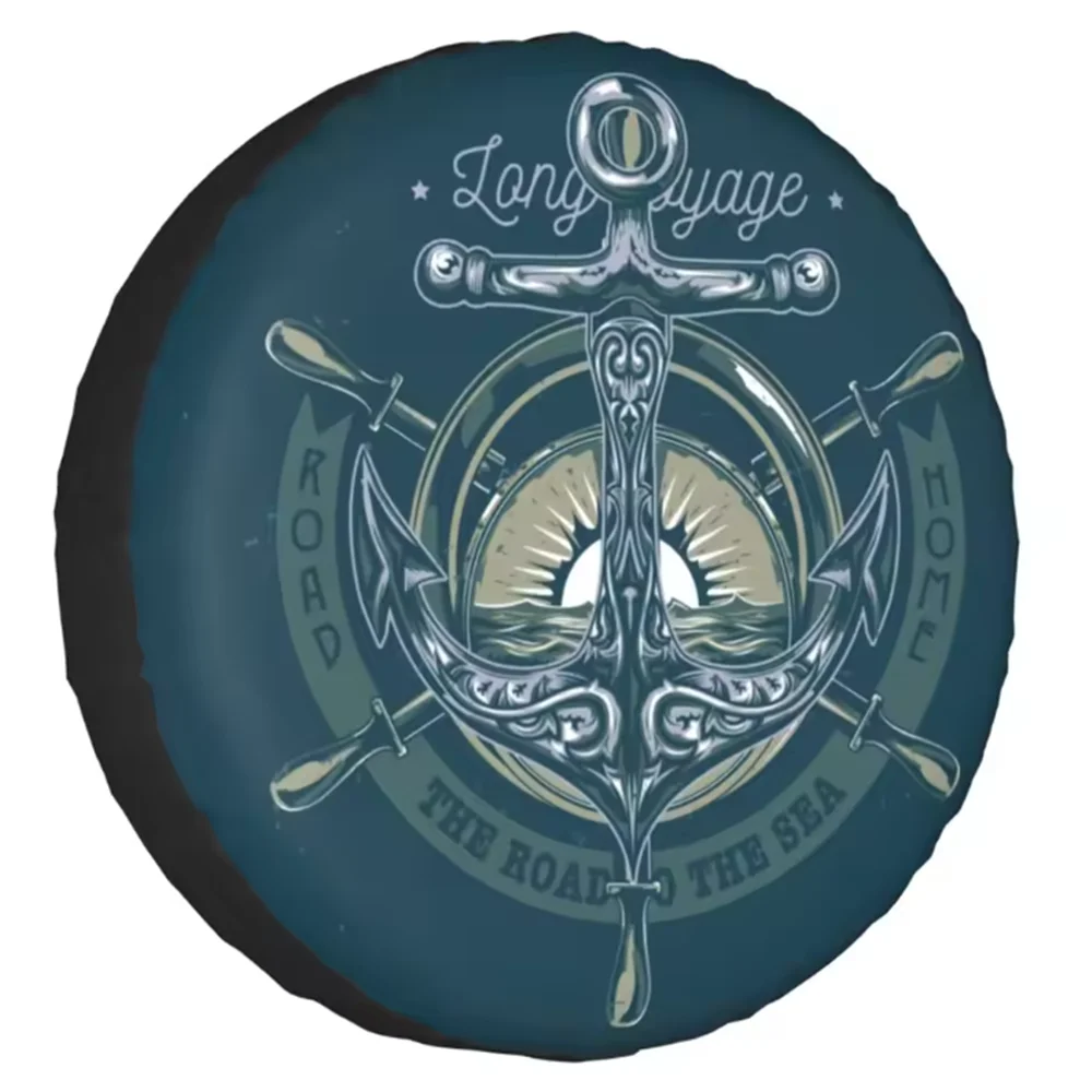 1 × سيارة نمط البوصلة بولي كلوريد الفينيل بولي Leather الجلود قطع غيار عجلة غطاء الإطارات حامي الحقيبة ل دايهاتسو تيريوس تويوتا هوندا اكسسوارات