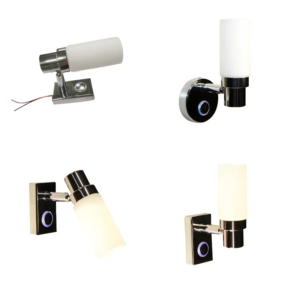 

Cross-border, yacht RV 12VDC dimmable, reading light, wall lamp night light touch switch accessories
