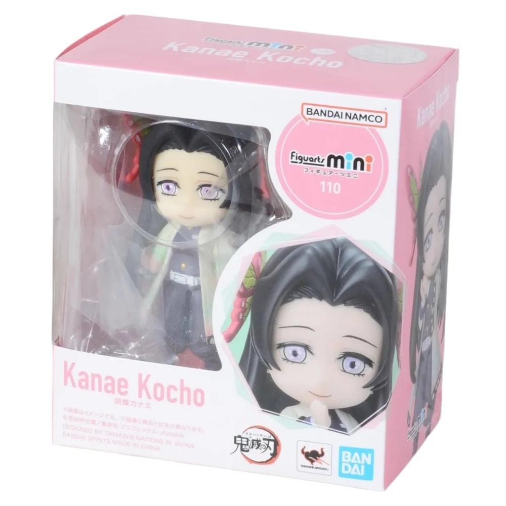 Bandai Figuarts Mini Demon Slayer‌ ‌Kochou Kanae‌ Figure Anime Character Model Toy Desktop Ornament Collectible Birthday Gift