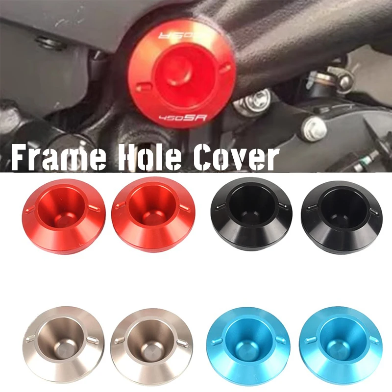 

Motorcycle Aluminum Frame Hole Cap Plug Frame Insert Swingarm bolt Cover FOR CFMOTO CF MOTO 450SR 450SS 450 SR/SS 2022 2023 2024