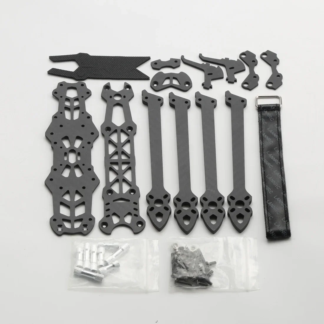 Mark4 8 polegadas Quadcopter Frame Set 375mm 3K Fibra de Carbono 5mm Armas DIY FPV RC Racing Drone Peças Freestyle