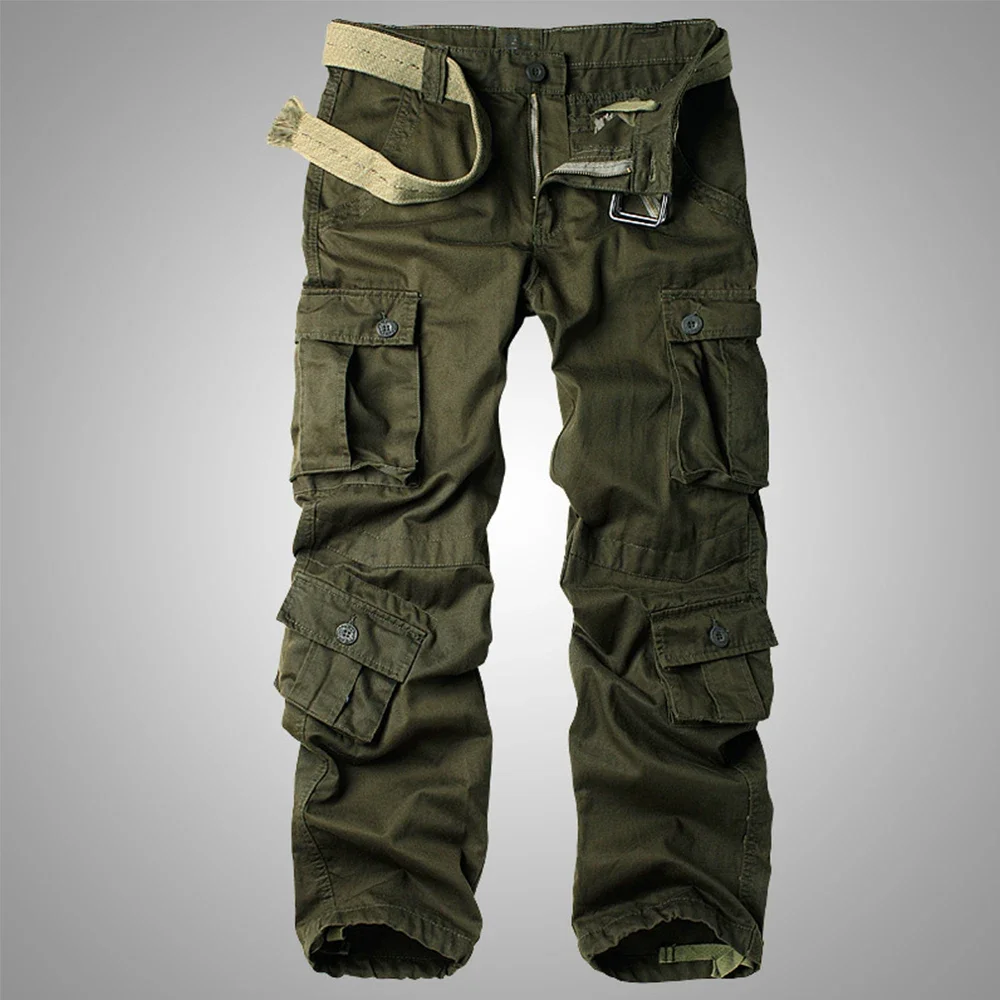 Overalls trousers men's camouflage pants outdoor multi-pocket loose overalls men's sports pants wear-resistant casual pants