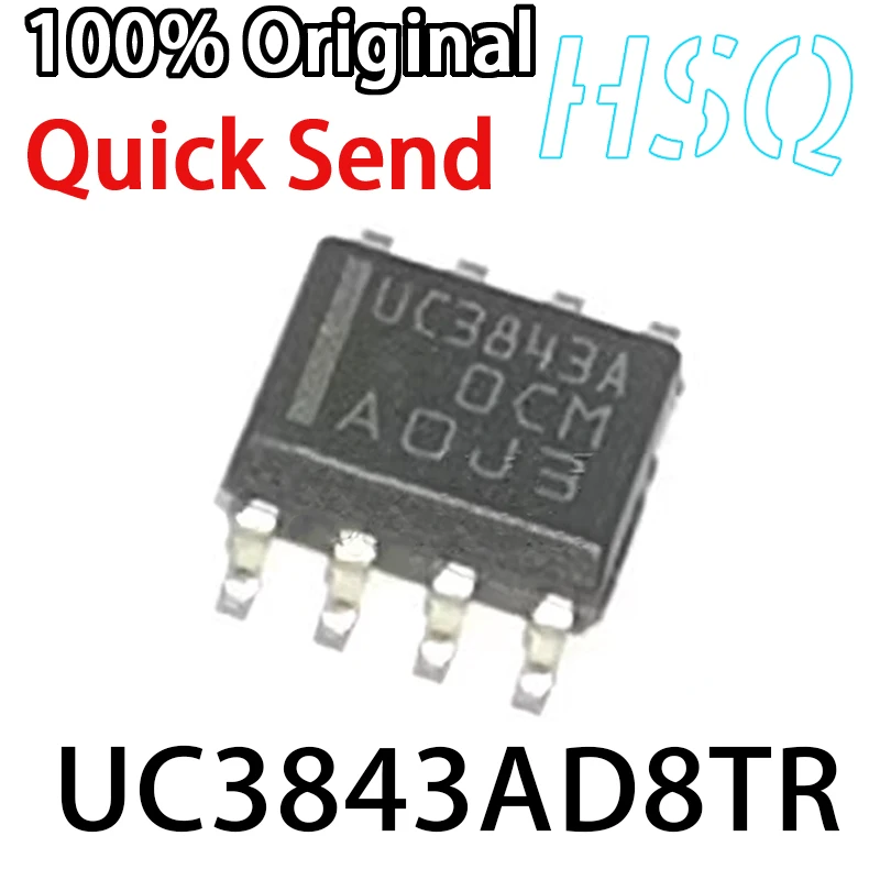 

1PCS New Original UC3843AD8TR Screen Printed UC3843A SOP-8 Chip Switching Controller Chip