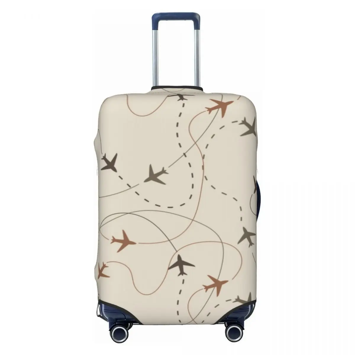 

Custom Busy Airspace Luggage Cover Protector Cute Pilot Air Fighter Travel Suitcase Protective Cover for 18-32 Inch