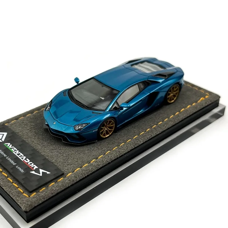 Dieu richesse 1/64 Aventador S LP740 résine jouet véhicule à moteur moulé sous pression en métal modèle cadeaux