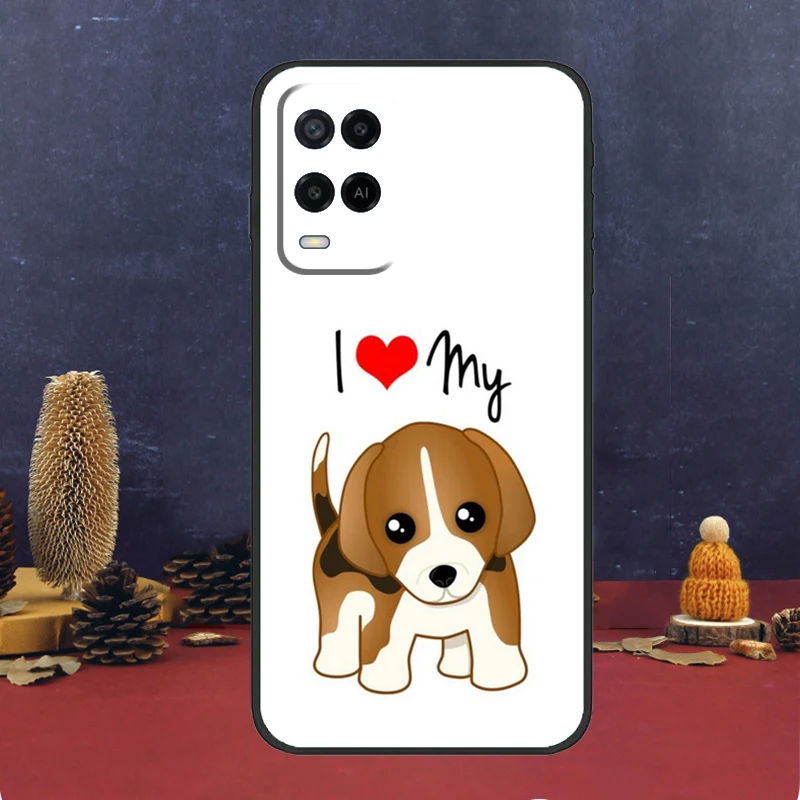 Beagle Dog Case For Oppo A80 A60 A40 A78 A98 A58 A38 A18 A54 A74 A94 A96 A76 A16 A15 A17 A57 A5 A6 Pro