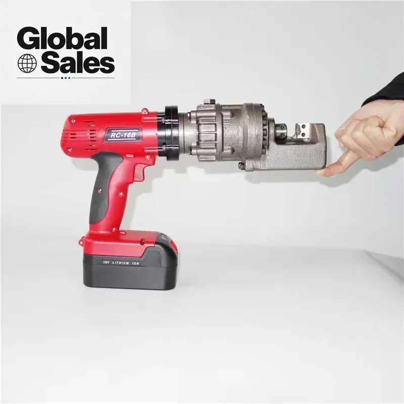 Designed for professional construction workers and contractors, this handheld rechargeable rebar cutter eliminates the