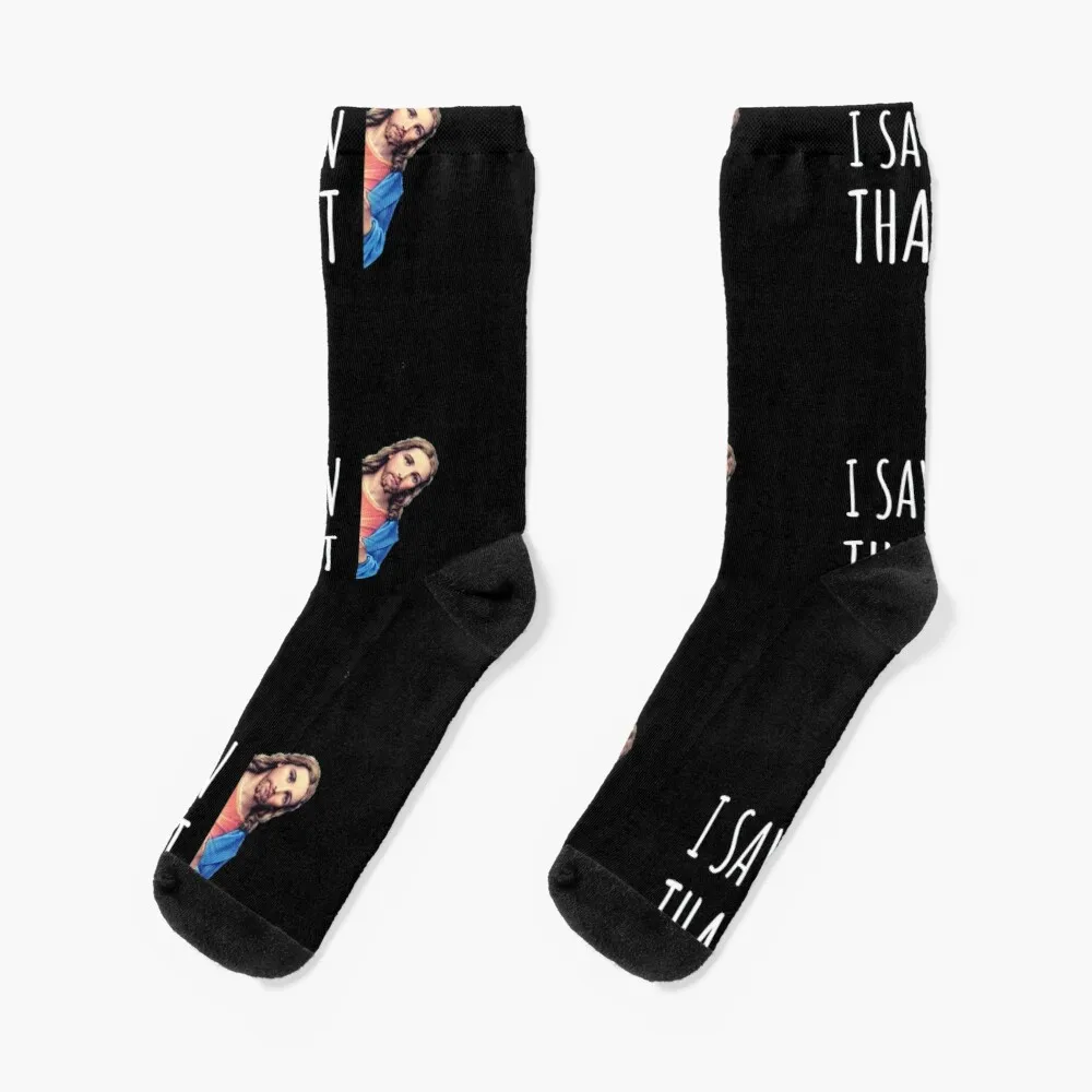 

I saw that, Jesus is watching you! Socks Thermal Socks Men