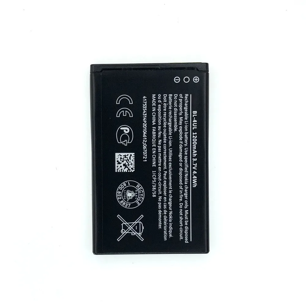 BL-4UL BL 4UL 3.7V Lithium Polymère Téléphone Batterie Pour Va3310 2017 TA1030 Lumia 225 330 RM-1172 RM-1011 RM-1126 1200mAh Batterie