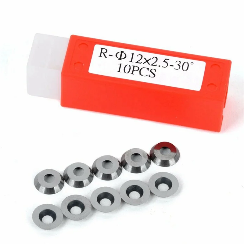 

Y17A 30Pcs Diameter 12Mm Round Carbide Cutter Insert Fits For Ci3 Wood Turning