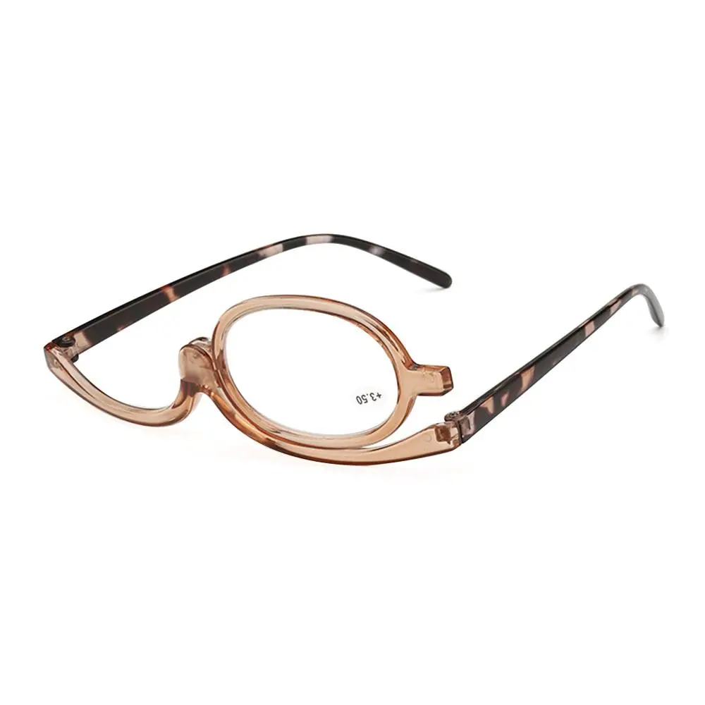 +1.0~+4.0 Diopter Rotating Makeup Reading Glasses Eyewear Vision Care Folding Eyeglasses Colourful Frame Cosmetic Glasses Woman