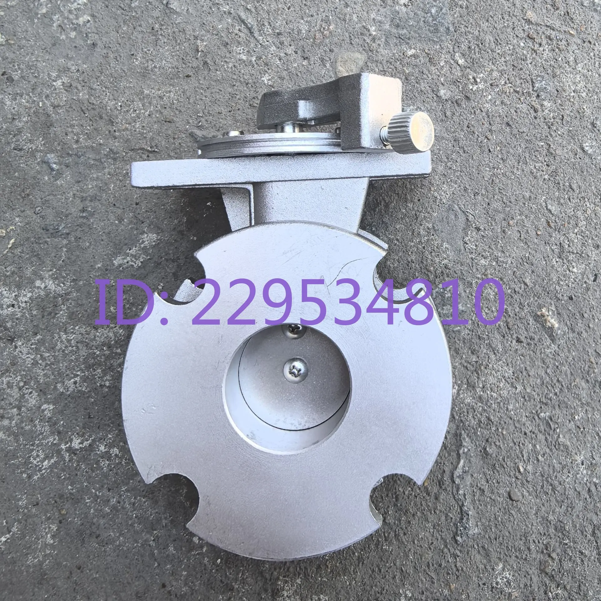 Manual aluminum butterfly valve Butterfly aluminum alloy air valve Kiln air valve DN25