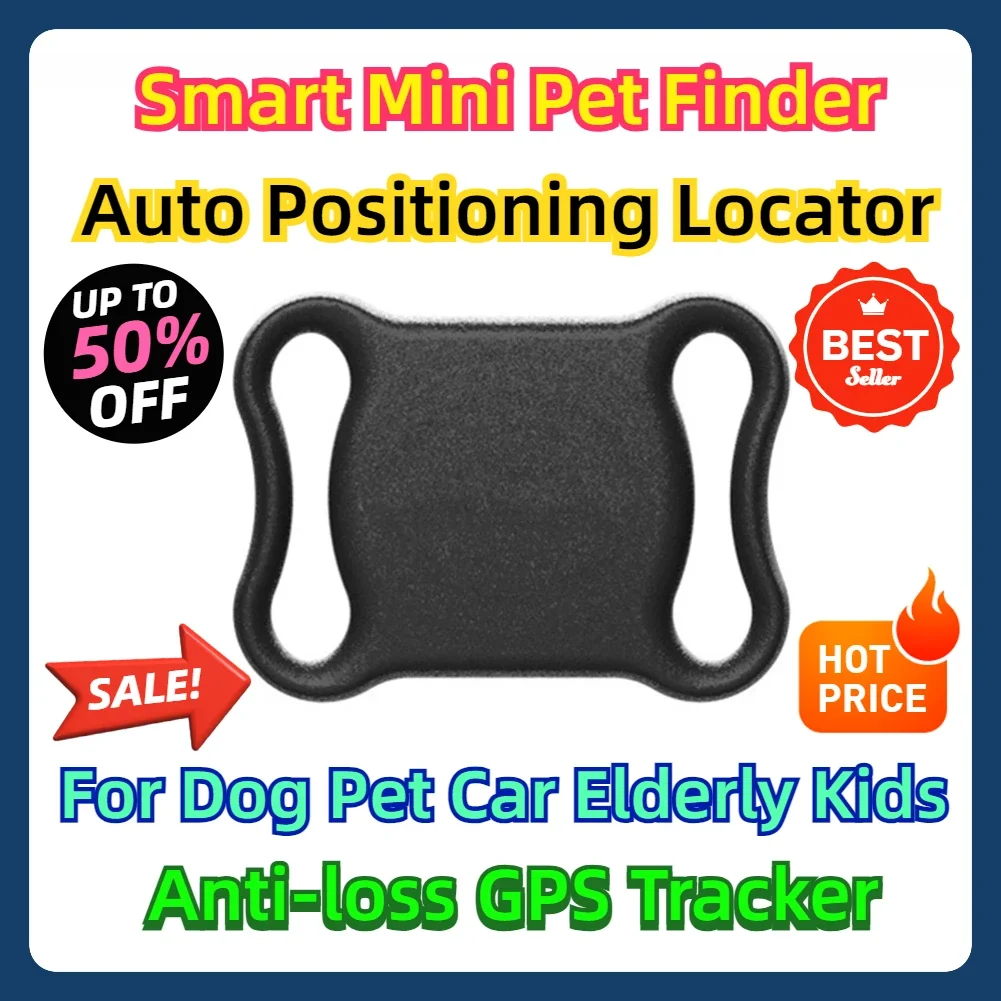 

For Dog Pet Car Elderly Kids Smart Mini Android ISO Dog Pet Finder Positioning Auto Positioning Locator Anti-loss GPS Tracker