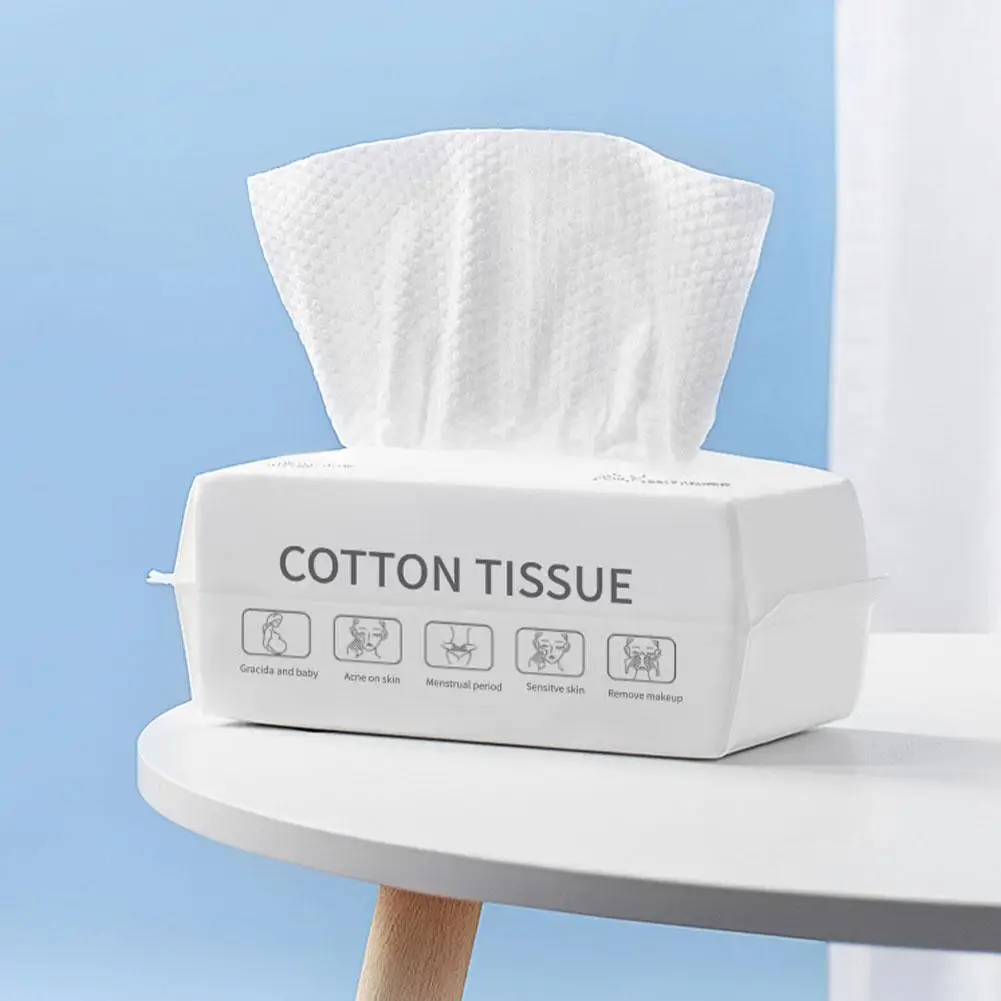 Disposable Face Wash Towel Extractable Cotton Soft Towel Cleansing Cotton Face Salon Wipe Beauty Towel Towel I0G9