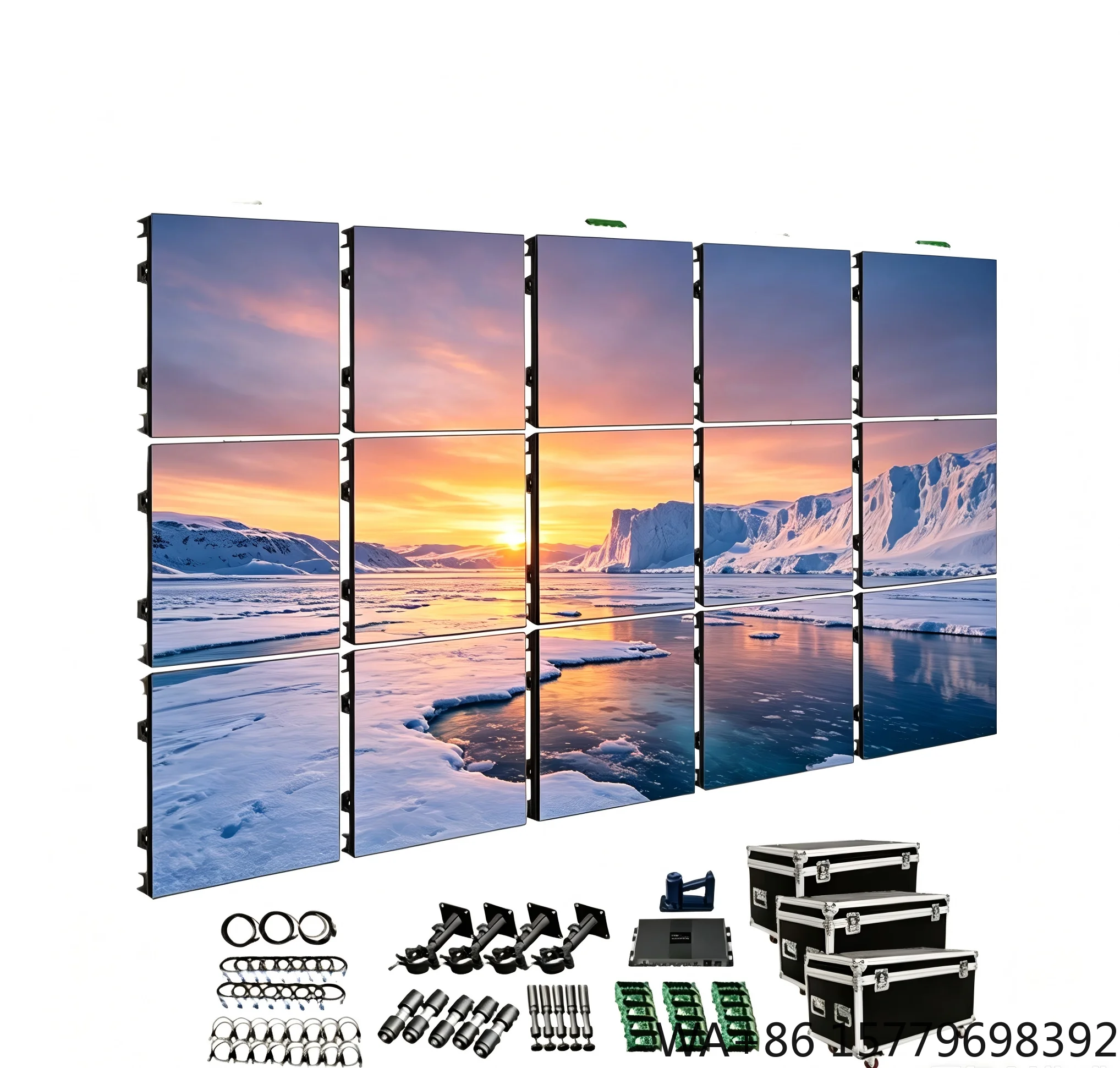 

HD P3.9 Outdoor Waterproof Backlit Rental LED Screen with IP43 Rating for Advertising Weddings Shops Home & Office Use